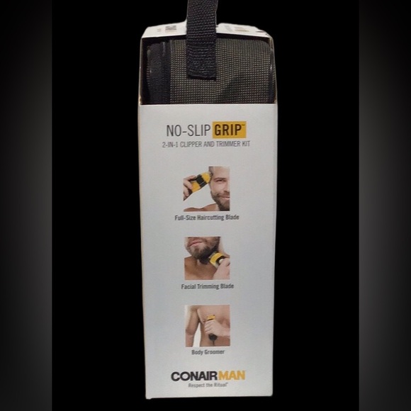 NIB CONAIR MAN 2-in-1 Clipper & Trimmer Kit in Case, Attachments, Cape & More - Picture 5 of 9